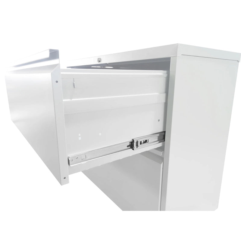 Classeur vertical en métal à 3 tiroirs avec serrure, armoire de classement verticale en acier pour bureau/domicile pour format A4 légal/lettre3