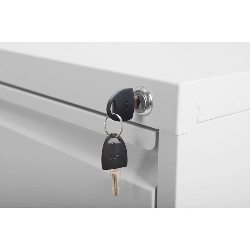 Classeur vertical en métal à 3 tiroirs avec serrure, armoire de classement verticale en acier pour bureau/domicile pour format A4 légal/lettre3