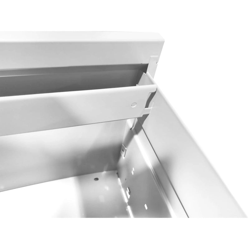Classeur vertical en métal à 3 tiroirs avec serrure, armoire de classement verticale en acier pour bureau/domicile pour format A4 légal/lettre3