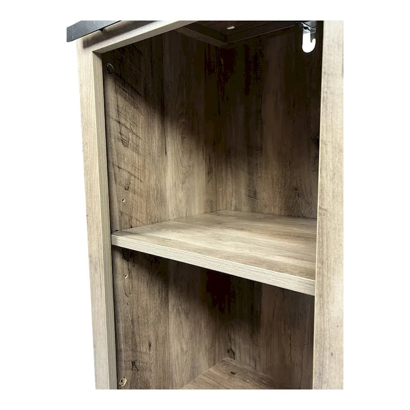 Meuble de rangement buffet de style campagnard pour salon, bar à café, cuisine, facile à assembler et à nettoyer