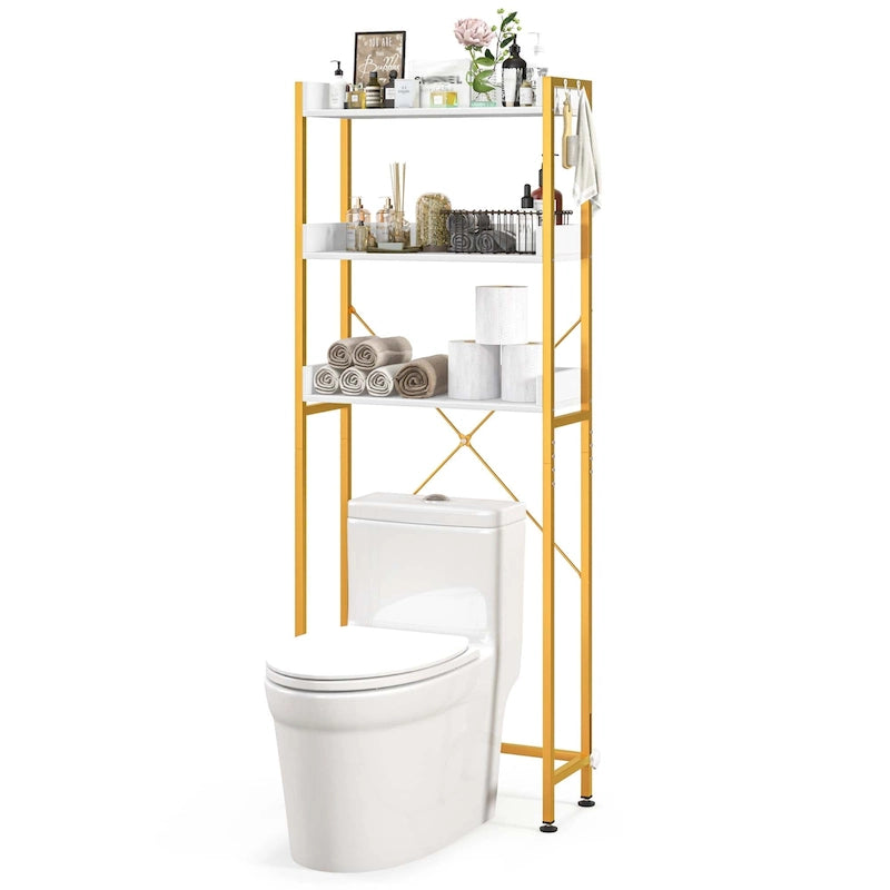 Costway Étagère de Salle de Bain 3 Niveaux Gain de Place pour WC – Voir Détails