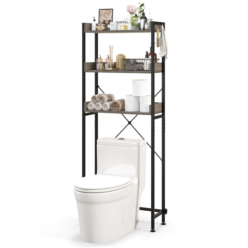 Costway Étagère de Salle de Bain 3 Niveaux Gain de Place pour WC – Voir Détails