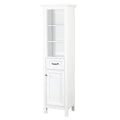 Miseno Tatianna 19 x 70 Armoire à linge de salle de bain autoportante en bois de peuplier