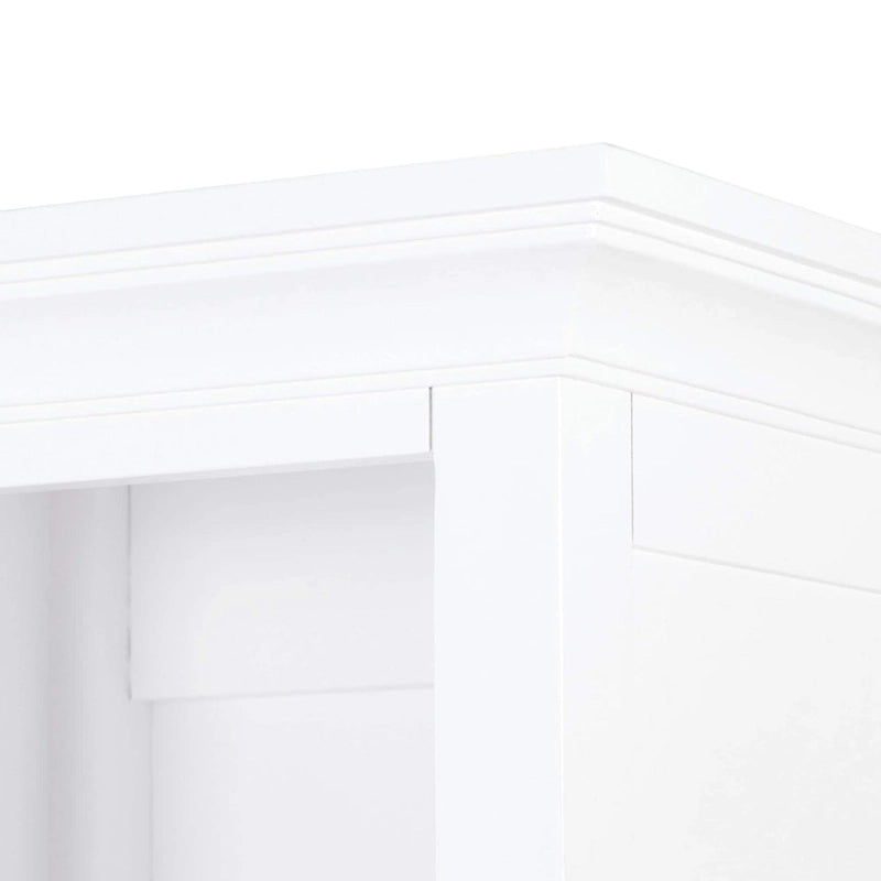 Miseno Tatianna 19 x 70 Armoire à linge de salle de bain autoportante en bois de peuplier
