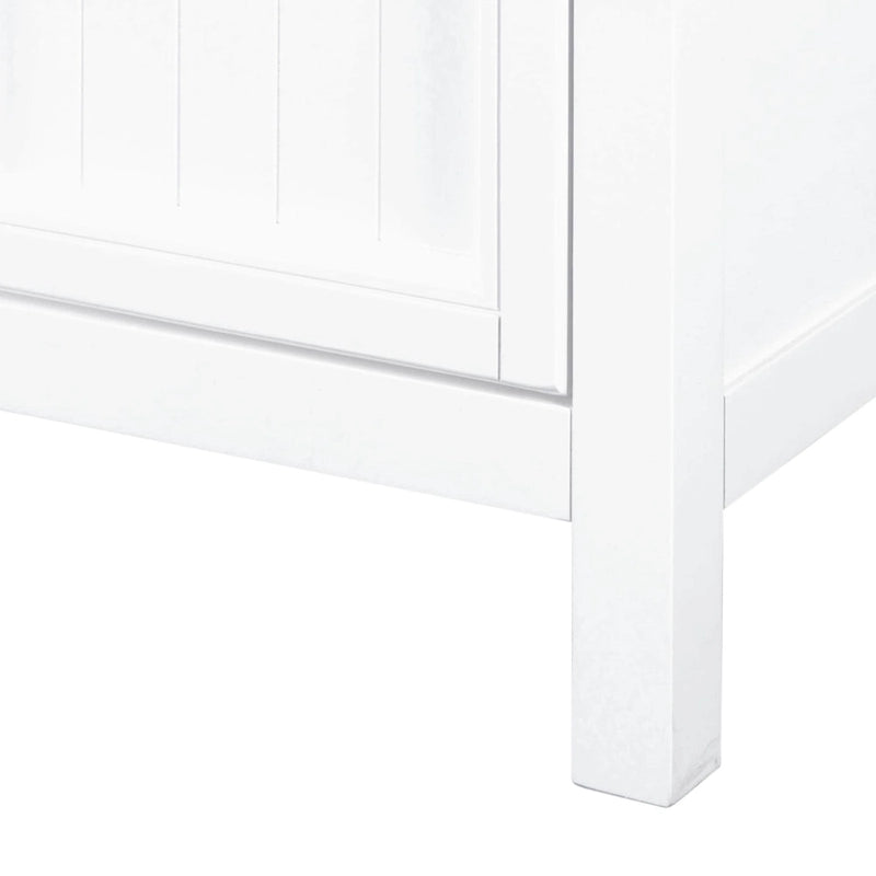 Miseno Tatianna 19 x 70 Armoire à linge de salle de bain autoportante en bois de peuplier