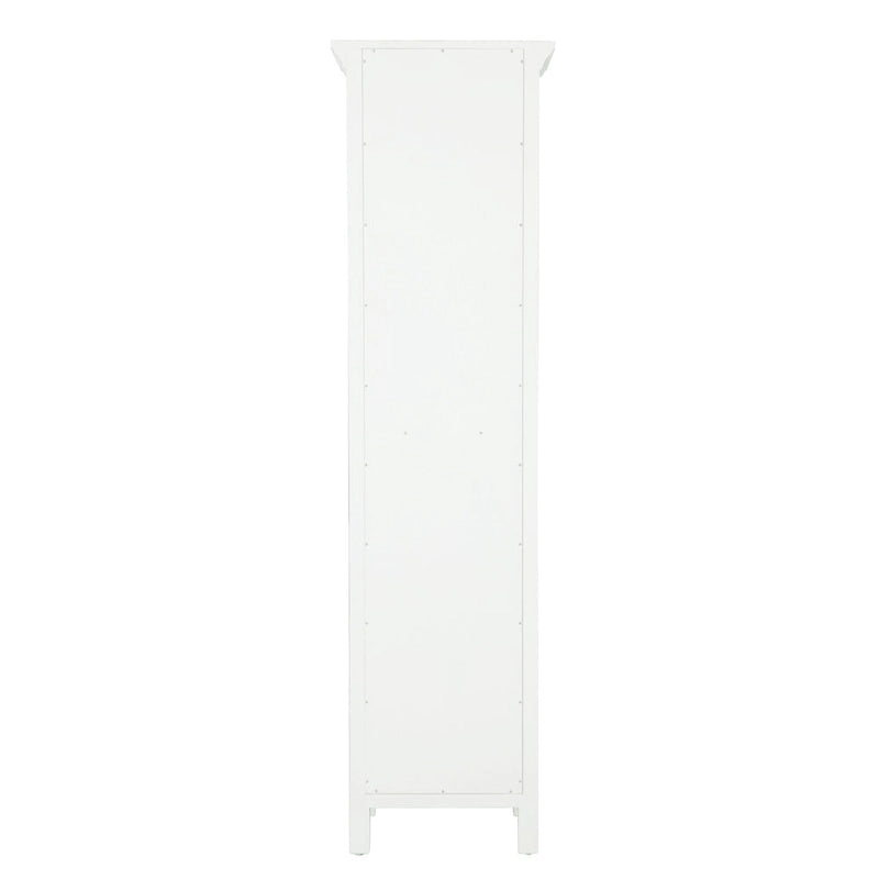 Miseno Tatianna 19 x 70 Armoire à linge de salle de bain autoportante en bois de peuplier