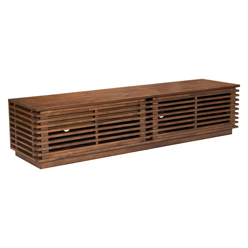 Meuble TV Linea large en noyer
