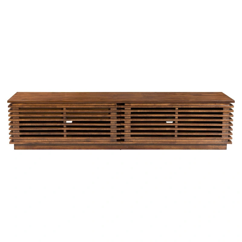 Meuble TV Linea large en noyer