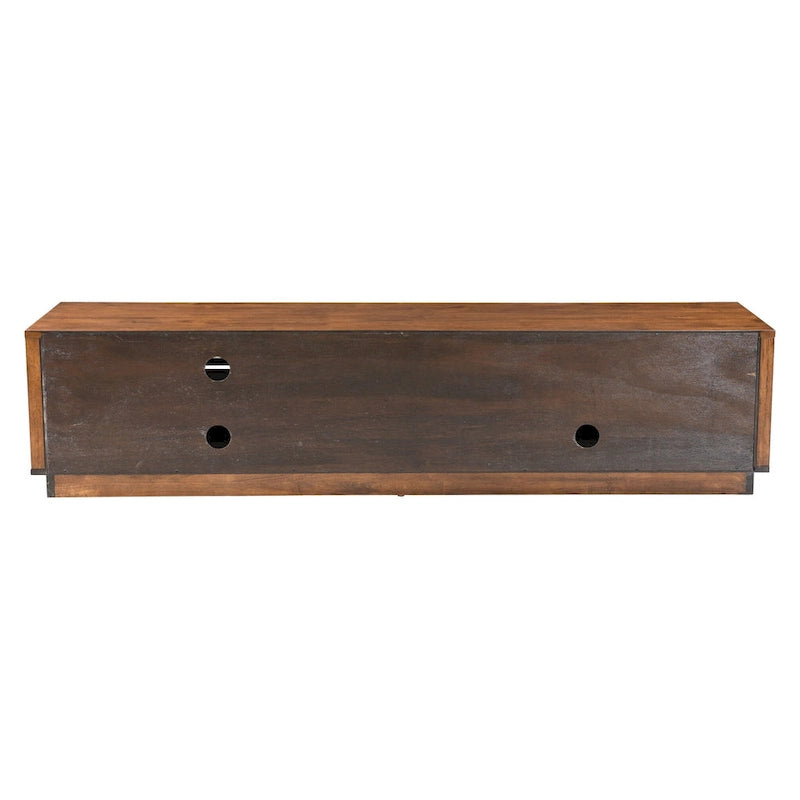 Meuble TV Linea large en noyer