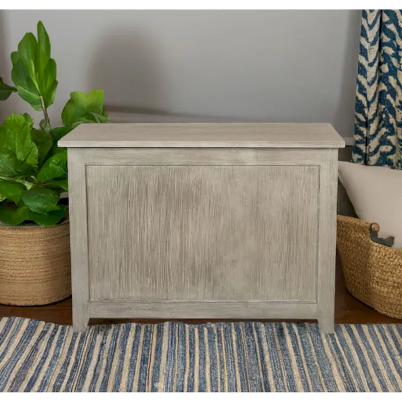 Banc de rangement en bambou massif Molyneux Carbon Loft