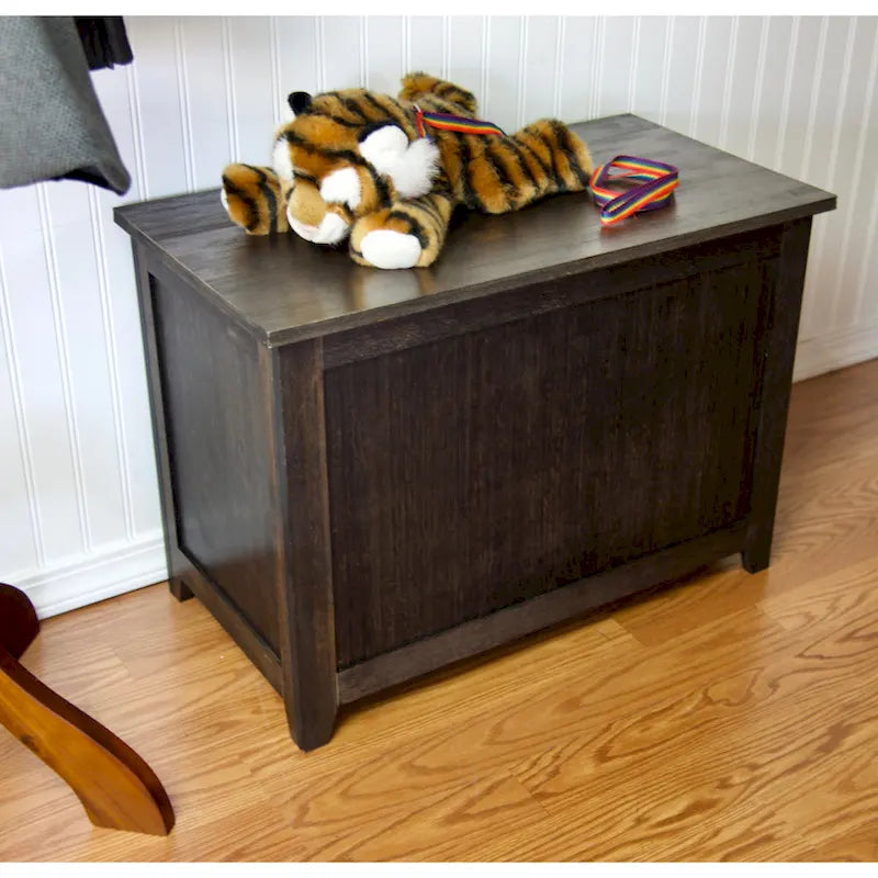 Banc de rangement en bambou massif Molyneux Carbon Loft