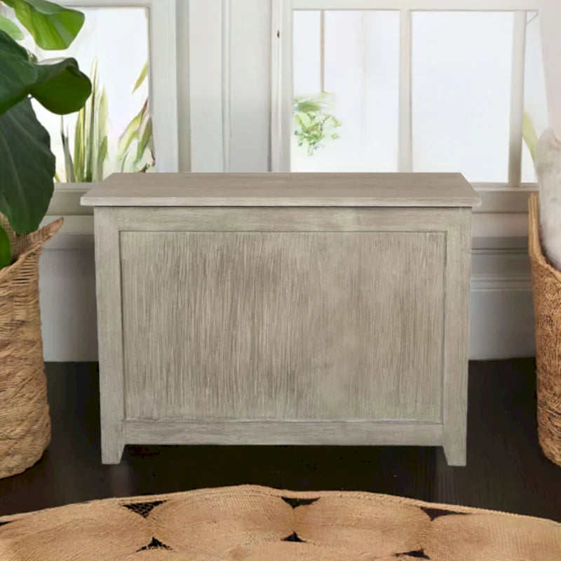 Banc de rangement en bambou massif Molyneux Carbon Loft