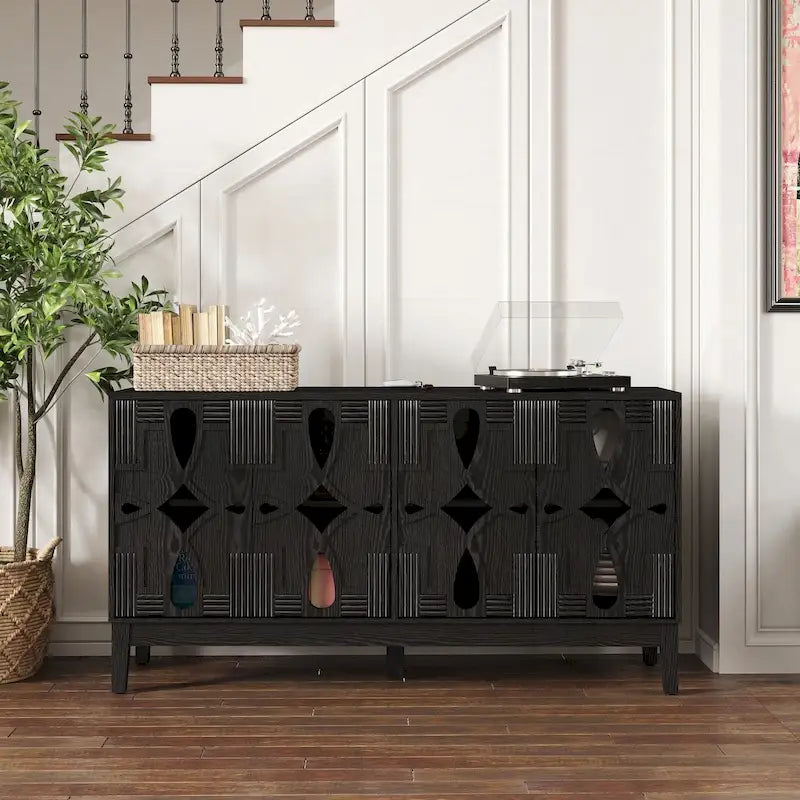 Commode de rangement polyvalente Mid-Century Modern pour différentes pièces