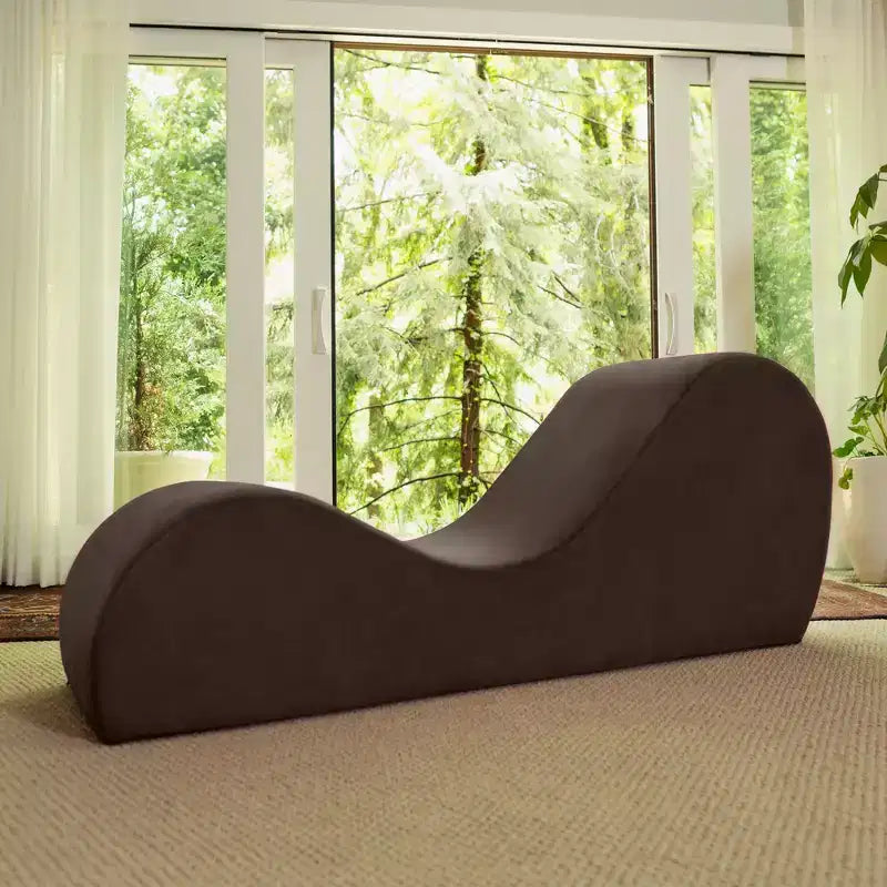 Avana Sleek Chaise Longue pour le yoga – Fabriquée aux États-Unis – Idéale pour les étirements, la relaxation, l'exercice et plus encore, 60D x 18W x 26H pouces, Gris clair
