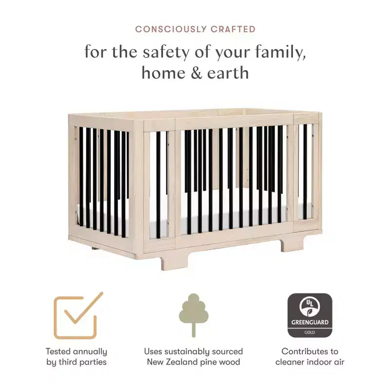 Lit de bébé convertible 8-en-1 Yuzu de Babyletto avec kits de conversion toutes étapes