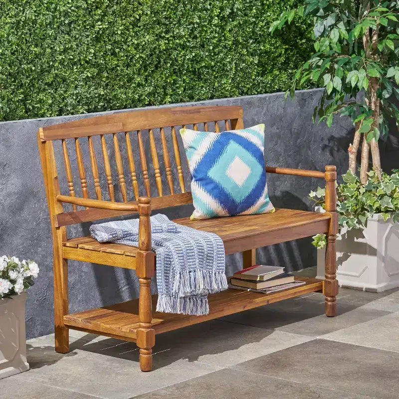 Banc impérial en acacia – Christopher Knight Home