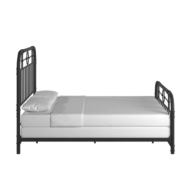 Lit noir en métal
