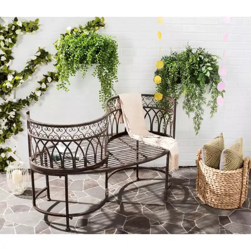 Banc Lara Kissing - Extérieur - PAT5005 - Safavieh