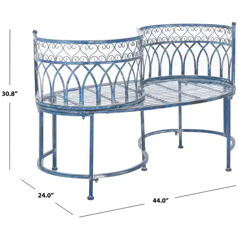 Banc Lara Kissing - Extérieur - PAT5005 - Safavieh