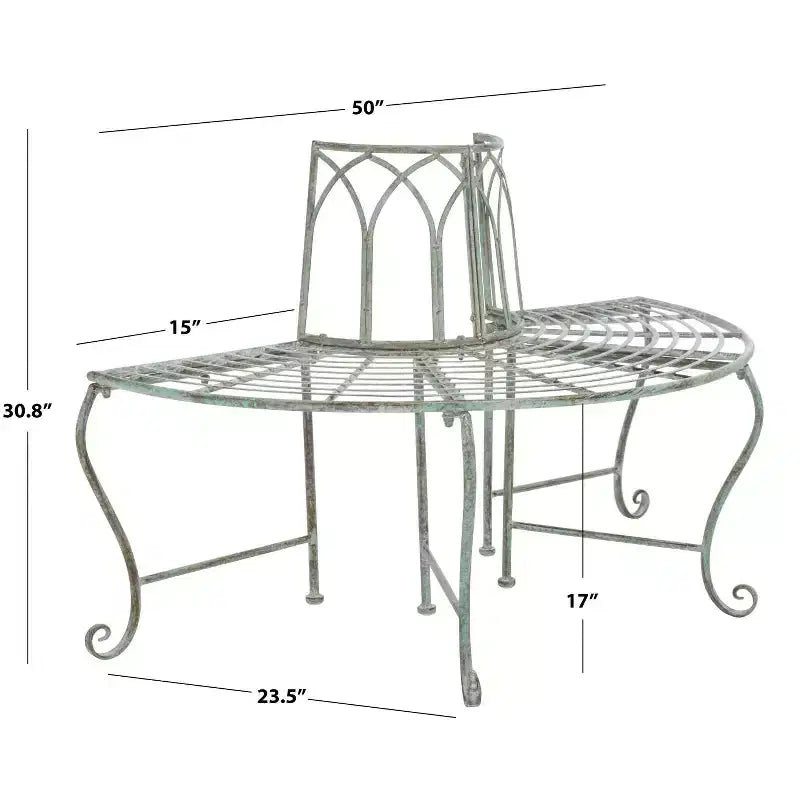 Banc Arbre Abia - Extérieur - PAT5018 - Safavieh