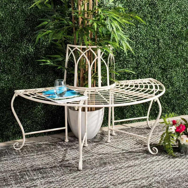Banc Arbre Abia - Extérieur - PAT5018 - Safavieh