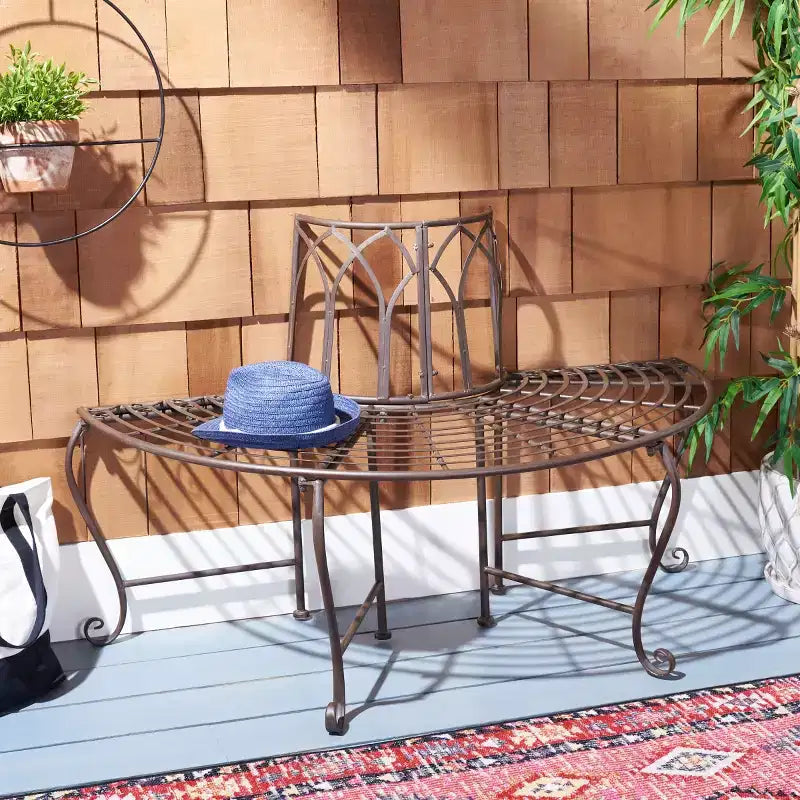 Banc Arbre Abia - Extérieur - PAT5018 - Safavieh