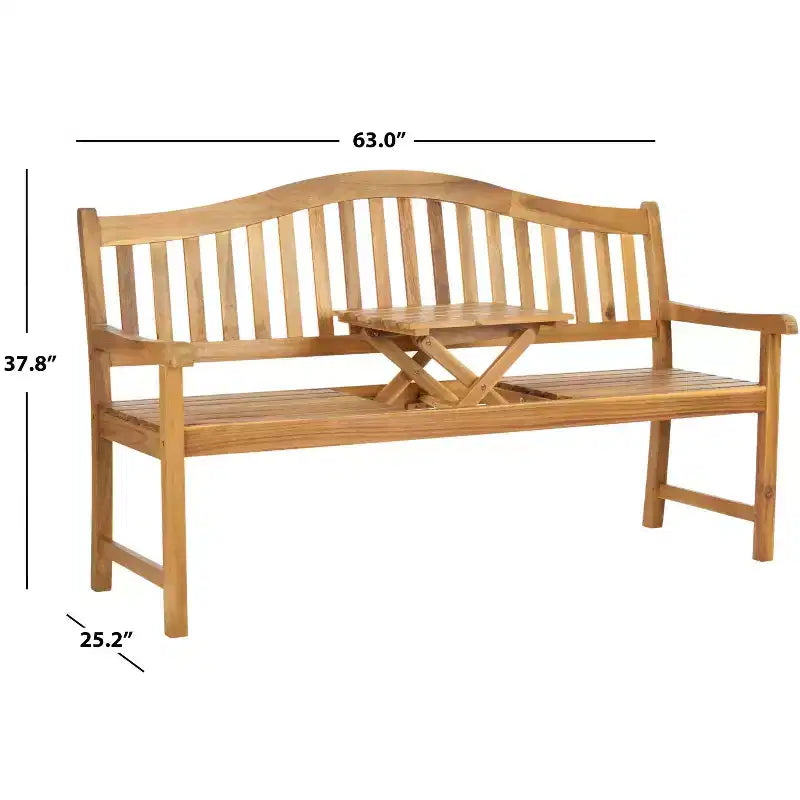 Banc de patio Mischa - Extérieur - FOX6703 - Safavieh Couture