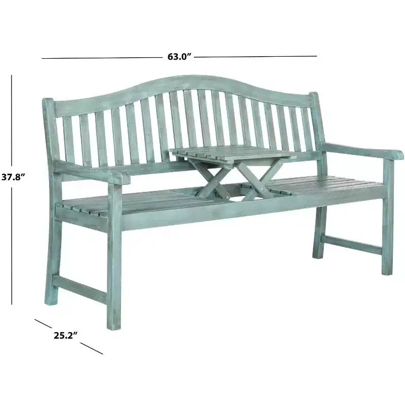 Banc de patio Mischa - Extérieur - FOX6703 - Safavieh Couture