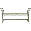 Arona Bench - Outdoor - PAT5015 - Antique Green - Safavieh