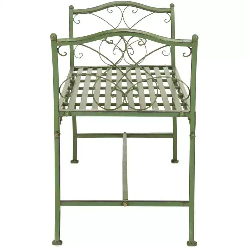 Banc Arona - Extérieur - PAT5015 - Vert antique - Safavieh