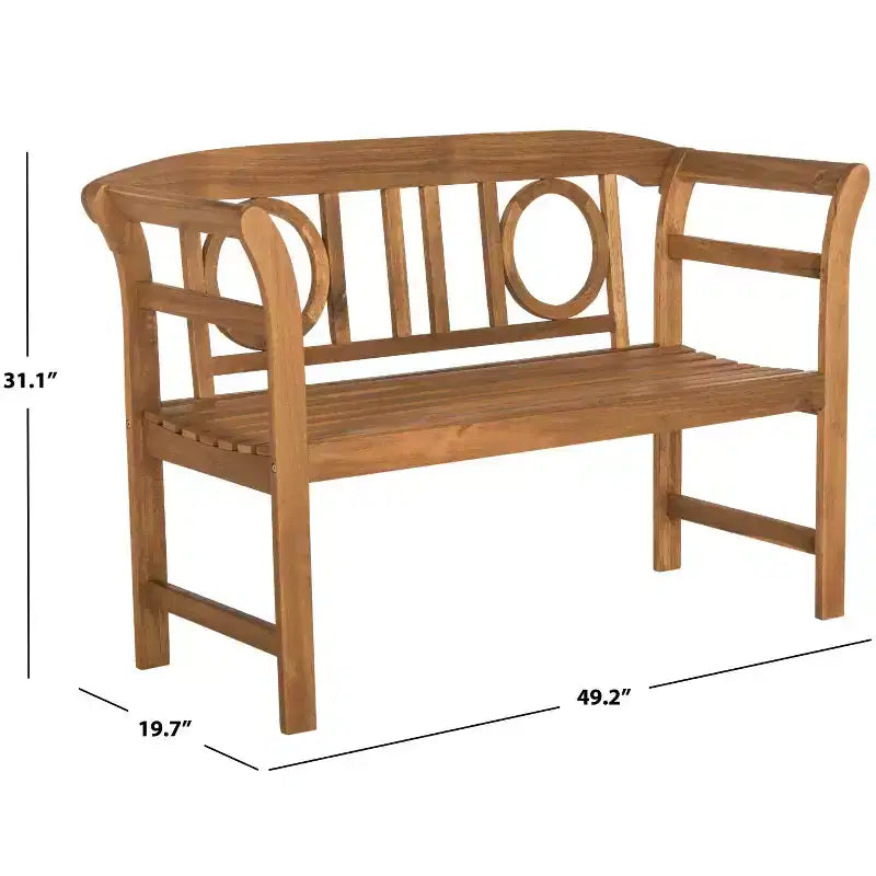 Banc 2 places Moorpark - Extérieur - PAT6743 - Safavieh