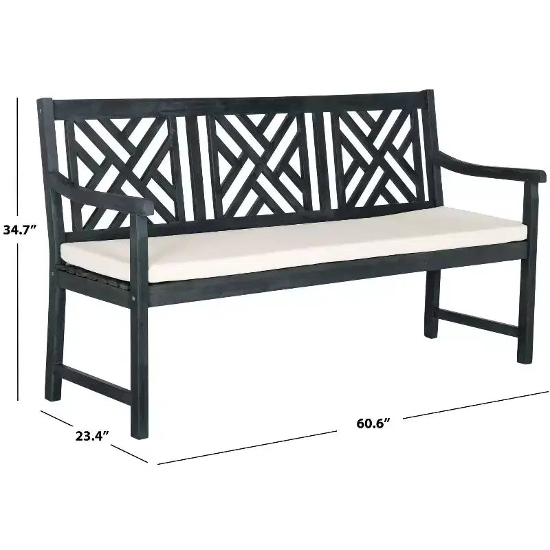 Banc 3 places Bradbury - Extérieur - PAT6738 - Safavieh