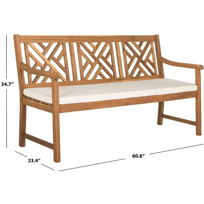 Banc 3 places Bradbury - Extérieur - PAT6738 - Safavieh