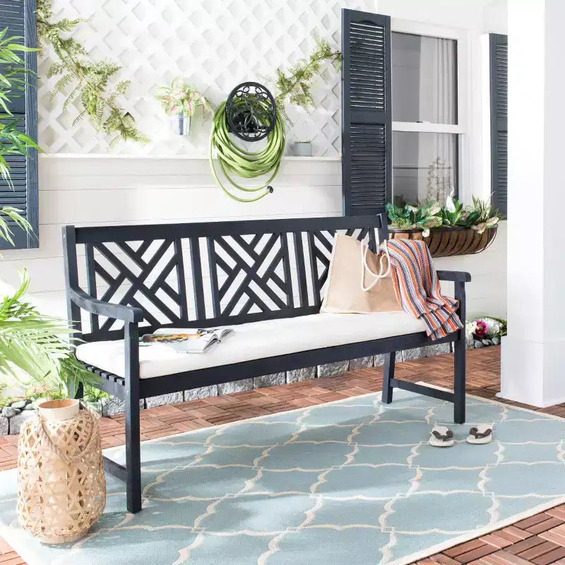 Banc 3 places Bradbury - Extérieur - PAT6738 - Safavieh