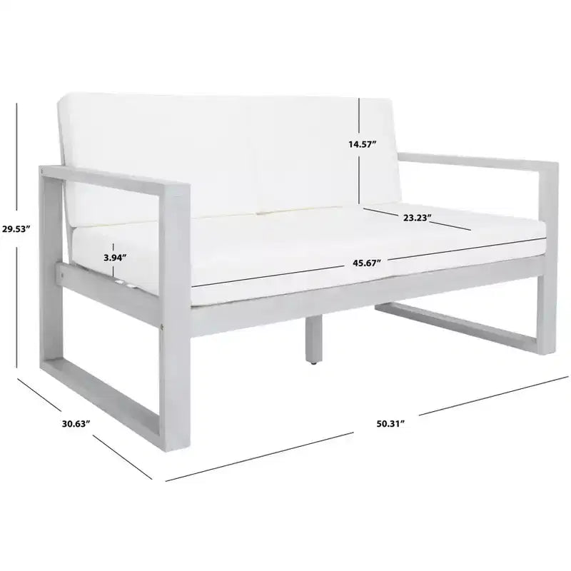 Banc d'extérieur Emiko - Extérieur - PAT7302 - Safavieh