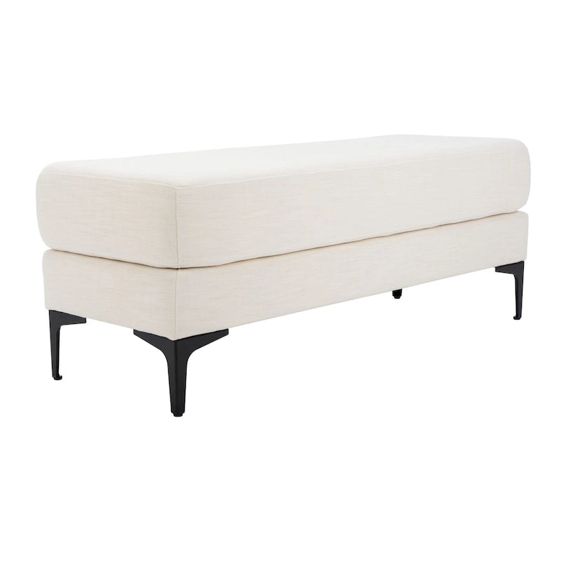 Banc rectangulaire Roena SAFAVIEH – 48 x 18 x 18 – 48L x 18P x 18H