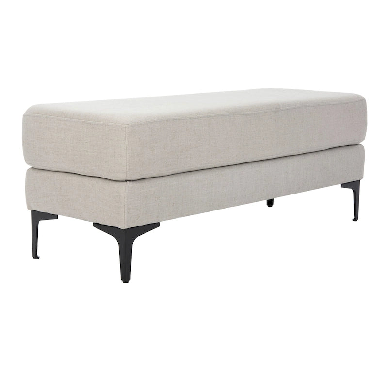 Banc rectangulaire Roena SAFAVIEH – 48 x 18 x 18 – 48L x 18P x 18H