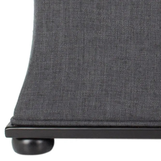 Banc de rangement Gigi en lin crème SAFAVIEH - 36 L x 19 P x 21 H - 36Wx19Dx21H