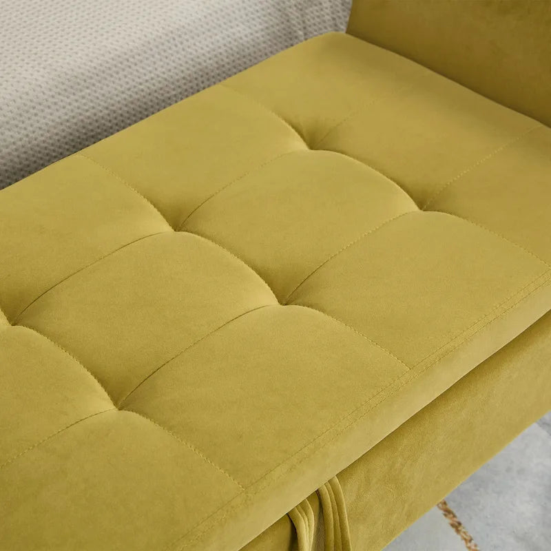 Banc de lit de 130,8 cm avec rangement