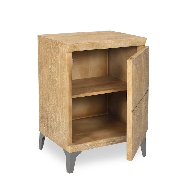 Meuble de rangement Glover Boho en manguier fabriqué à la main par Christopher Knight Home