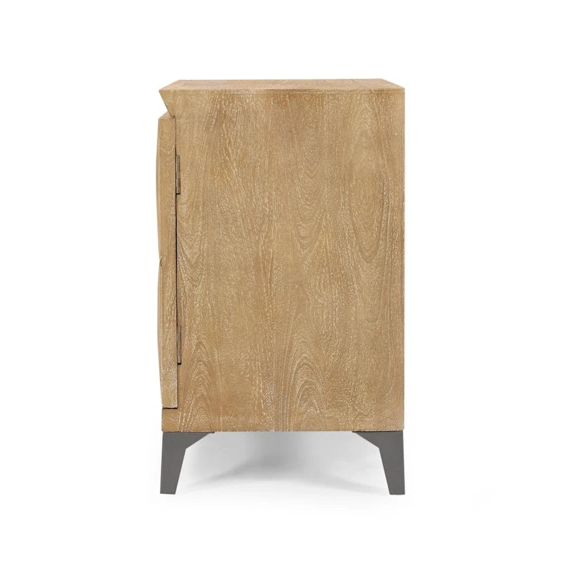 Meuble de rangement Glover Boho en manguier fabriqué à la main par Christopher Knight Home