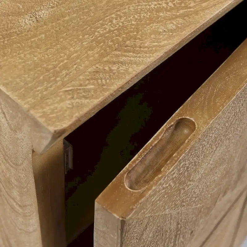 Meuble de rangement Glover Boho en manguier fabriqué à la main par Christopher Knight Home