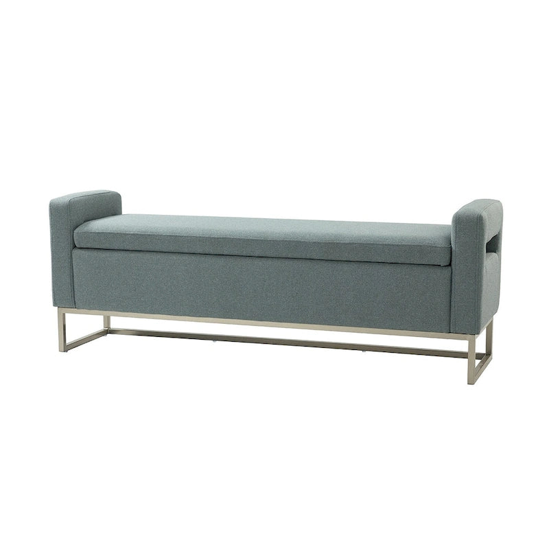 Banc capitonné moderne Diana avec rangement