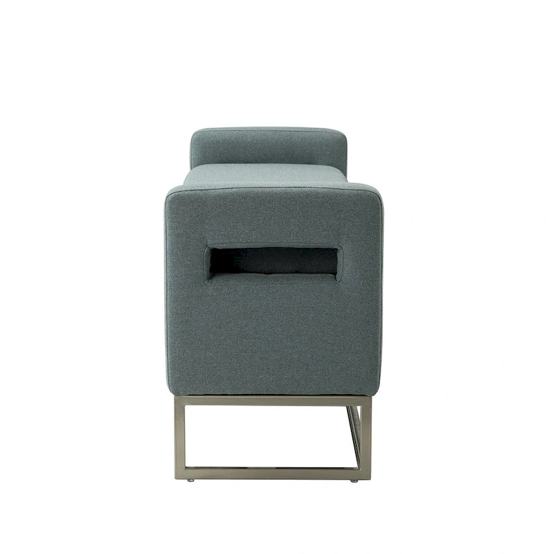Banc capitonné moderne Diana avec rangement
