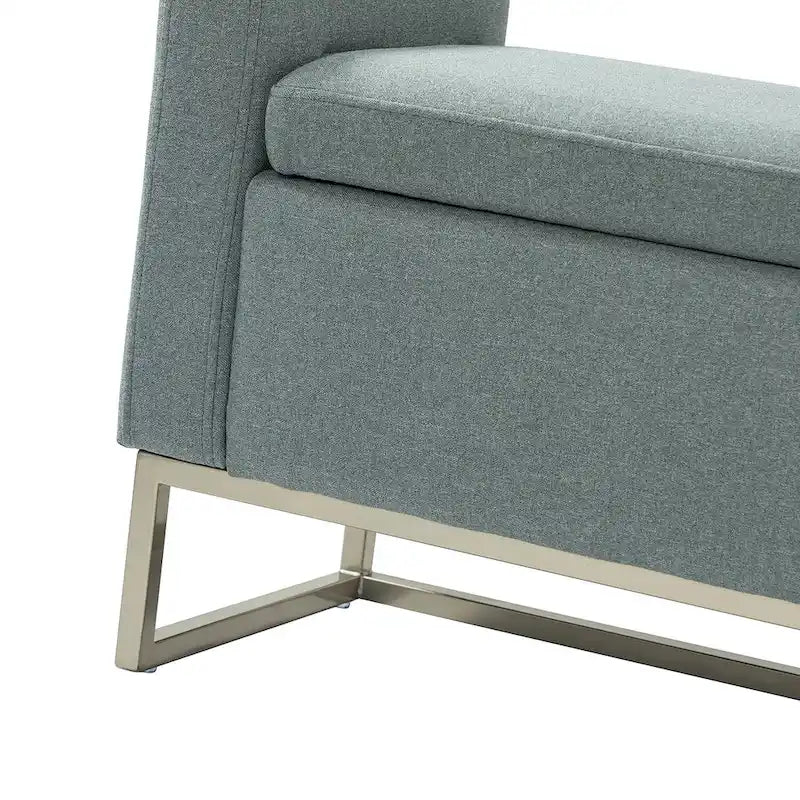 Banc capitonné moderne Diana avec rangement