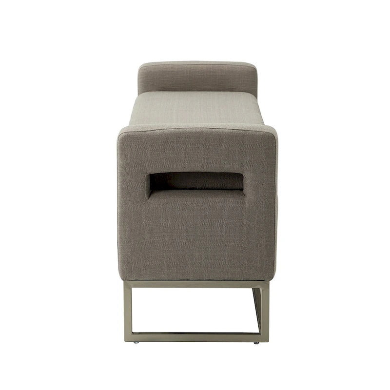 Banc capitonné moderne Diana avec rangement