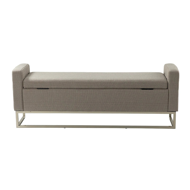 Banc capitonné moderne Diana avec rangement