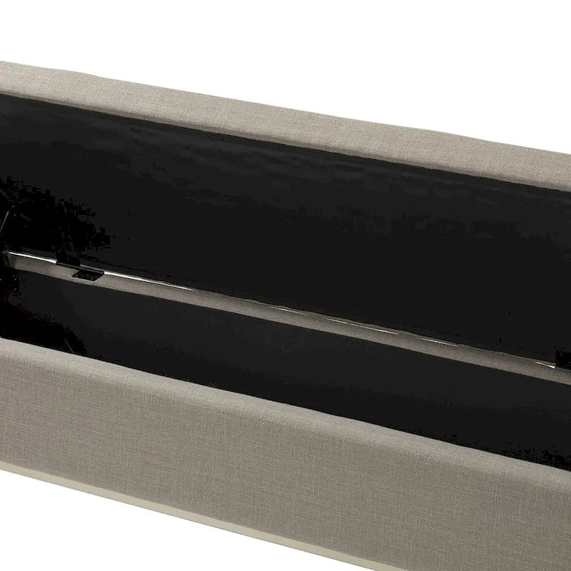 Banc capitonné moderne Diana avec rangement