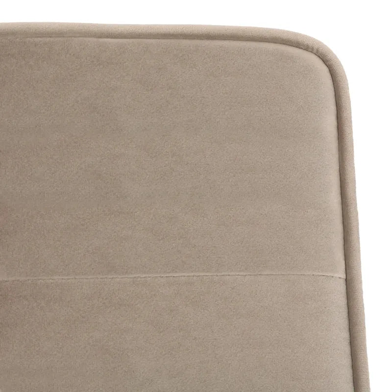 Banc rembourré en velours capitonné Kipp