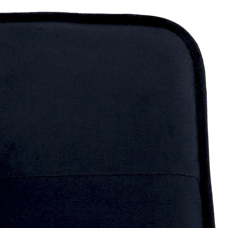Banc rembourré en velours capitonné Kipp